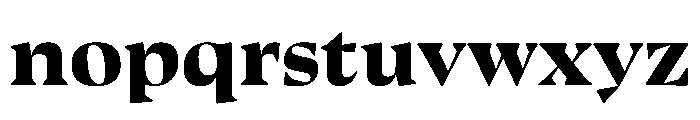 Oni ExtraBold Instance Font LOWERCASE