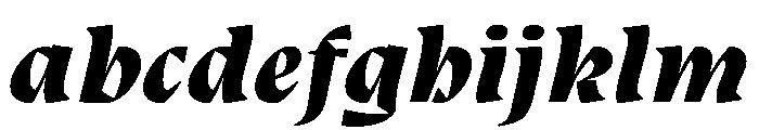 Oni ExtraBoldItalic Instance FONT