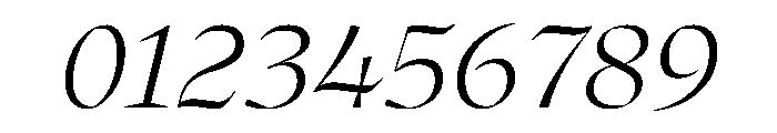 Oni ExtraLightItalic Instance Font OTHER CHARS