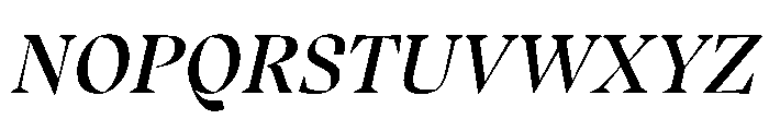 Oni Italic Instance Font UPPERCASE