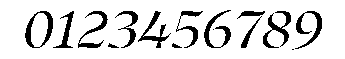 Oni LightItalic Instance Font OTHER CHARS