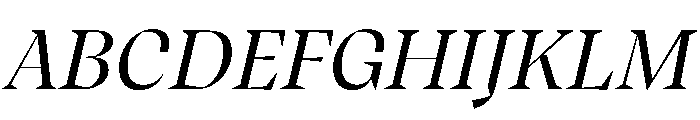 Oni LightItalic Instance Font UPPERCASE