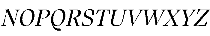 Oni LightItalic Instance Font UPPERCASE