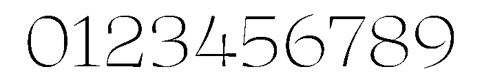 Oni Thin Instance Font OTHER CHARS