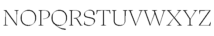 Oni Thin Instance Font UPPERCASE