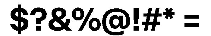 OnsiteArabic Bold Instance Font OTHER CHARS
