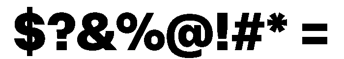 OnsiteArabic Extrabold Instance Font OTHER CHARS