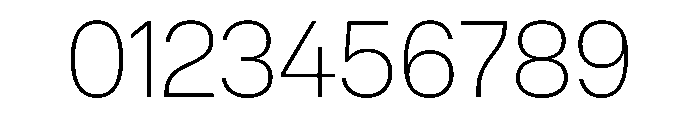 OnsiteArabic Extralight Instance Font OTHER CHARS