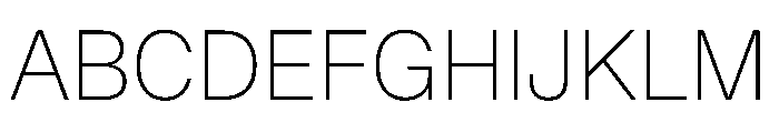 OnsiteArabic Extralight Instance Font UPPERCASE