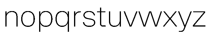 OnsiteArabic Extralight Instance Font LOWERCASE