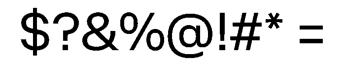 OnsiteArabic Regular Instance Font OTHER CHARS