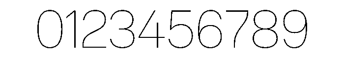 OnsiteArabic Thin Instance Font OTHER CHARS