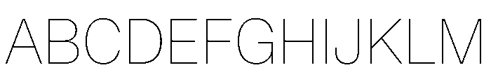 OnsiteArabic Thin Instance Font UPPERCASE