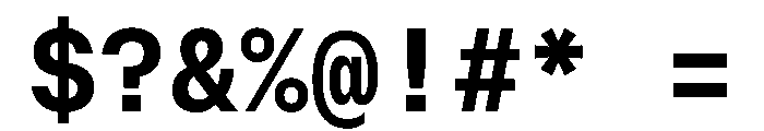 OnsiteMono Bold Instance Font OTHER CHARS