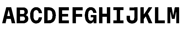 OnsiteMono Bold Instance Font UPPERCASE