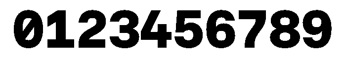 OnsiteMono Extrabold Instance Font OTHER CHARS