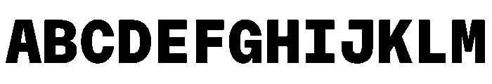 OnsiteMono Extrabold Instance Font UPPERCASE