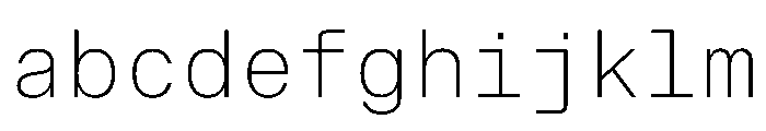 OnsiteMono Extralight Instance FONT