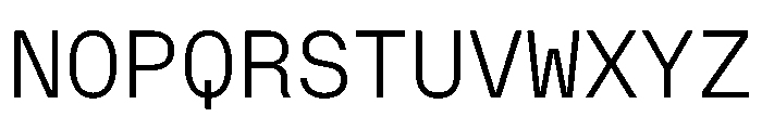 OnsiteMono Light Instance Font UPPERCASE