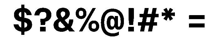 OnsiteSemiMono Bold Instance Font OTHER CHARS