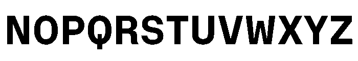 OnsiteSemiMono Bold Instance Font UPPERCASE