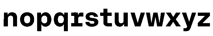 OnsiteSemiMono Bold Instance Font LOWERCASE