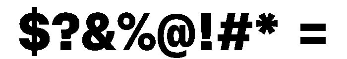 OnsiteSemiMono Extrabold Instance Font OTHER CHARS