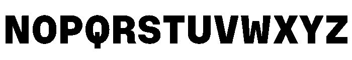 OnsiteSemiMono Extrabold Instance Font UPPERCASE
