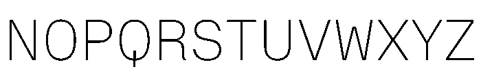 OnsiteSemiMono Extralight Instance Font UPPERCASE