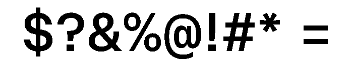 OnsiteSemiMono Medium Instance Font OTHER CHARS