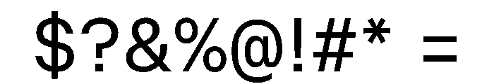 OnsiteSemiMono Regular Instance Font OTHER CHARS