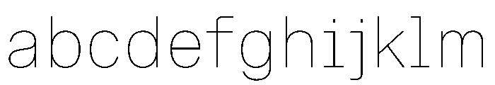 OnsiteSemiMono Thin Instance FONT