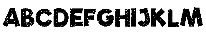 One Nine Nine Four Halftone Font UPPERCASE