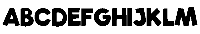 One Nine Nine Four Regular Font UPPERCASE