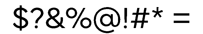Oook Variable Light Font OTHER CHARS