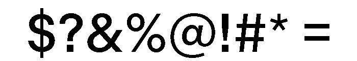 Oook Variable Medium Font OTHER CHARS