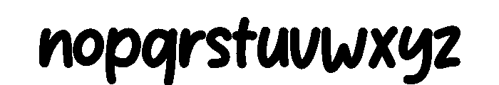 OoRion Font LOWERCASE