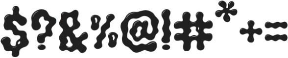 Ooze Gloom otf (400) Font OTHER CHARS