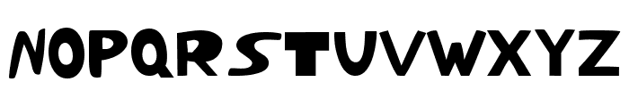 Oogabooga Irregular Font UPPERCASE