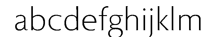 Optima Extra Light FONT
