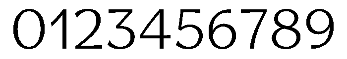 Optima Light Font OTHER CHARS