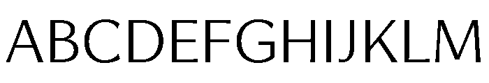 Optima Light Font UPPERCASE
