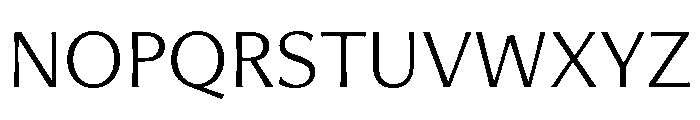Optima Light Font UPPERCASE