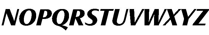 Optima Nova Bold Italic Font UPPERCASE
