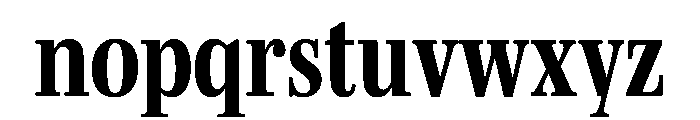 Optima Nova Extra Bold Font LOWERCASE