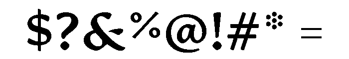 Optima Nova Heavy Font OTHER CHARS