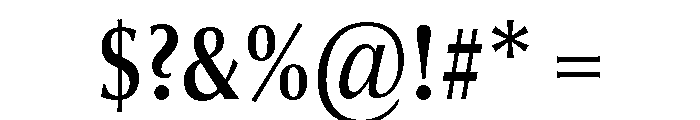 Optima Nova LT Pro Demi Condensed Font OTHER CHARS