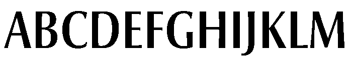 Optima Nova LT Pro Demi Condensed Font UPPERCASE