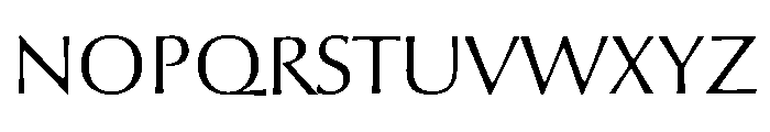 Optima Nova LT Pro Titling Initials Font UPPERCASE