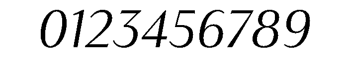 Optima Nova Light Italic Font OTHER CHARS